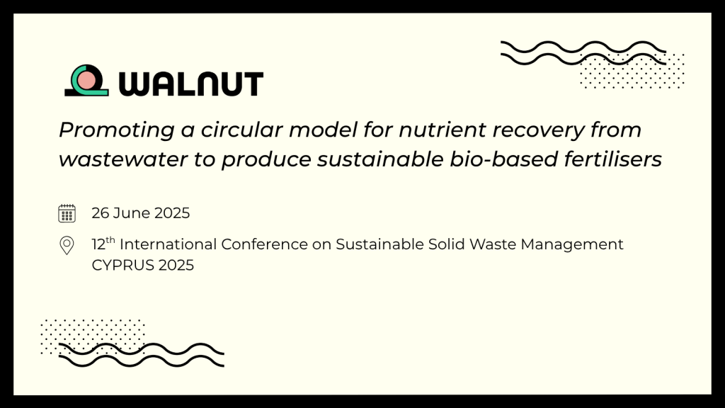 Cover announcing WalNUT participation at Cyprus Conference 2025